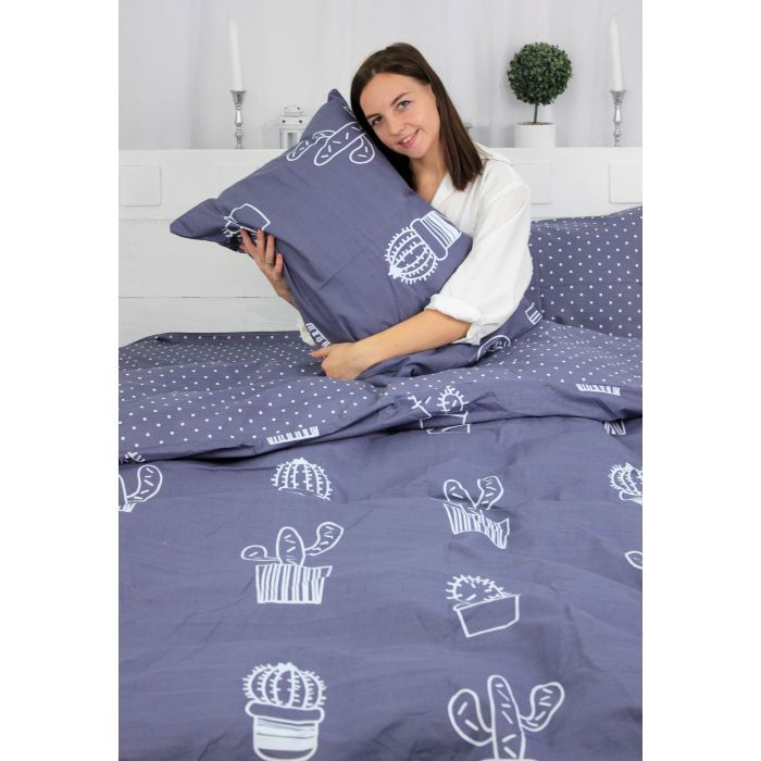 Постельное белье MirSon Бязь Premium 17-0300 Singapore 2 х 160х220 (2200002316910) изображение 6