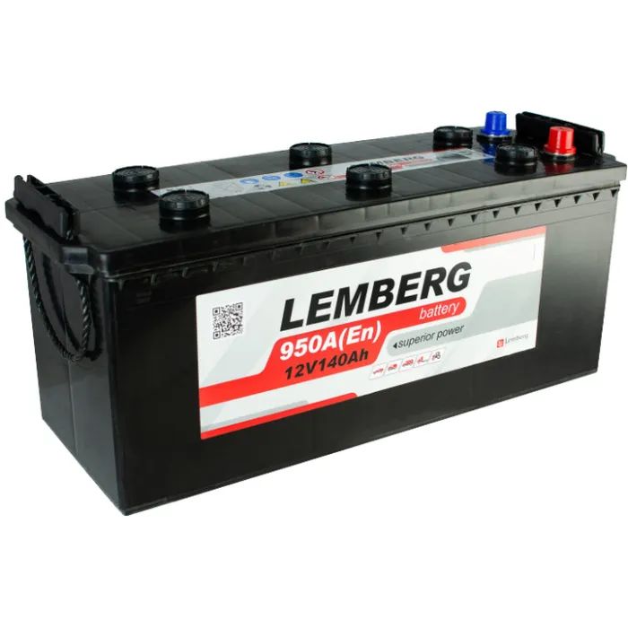 Акумулятор автомобільний LEMBERG 140 Аh/12V (LB140-3)