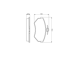 Гальмівні колодки Bosch 0 986 460 943 зображення 6