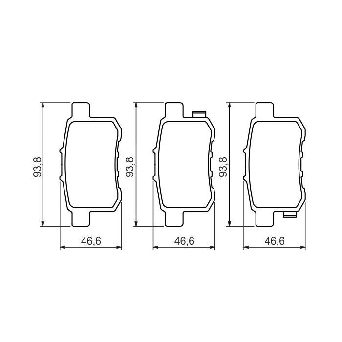 Гальмівні колодки Bosch 0 986 494 338 зображення 5