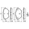 Гальмівні колодки Bosch 0 986 494 716 зображення 6