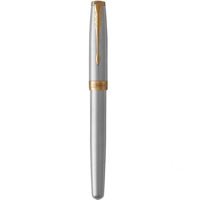 Ручка пір'яна Parker P РП Sonnet F32G Тартан срібло+позолота (F32G) зображення 2