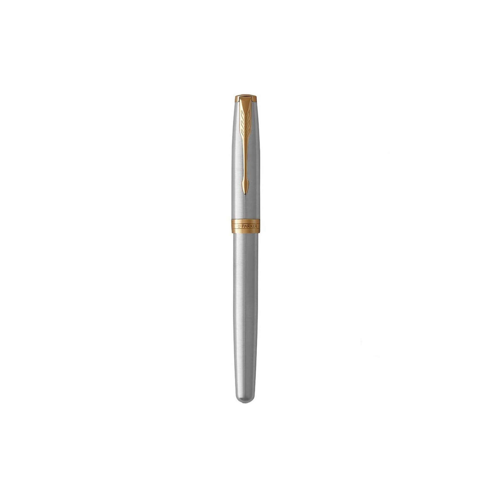 Ручка пір'яна Parker P РП Sonnet F32G Тартан срібло+позолота (F32G) зображення 2