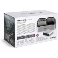 Считыватель флеш-карт Kingston Workflow Station Dock USB 3.2 Gen2 USB-A/C Hub (WFS-U) изображение 8
