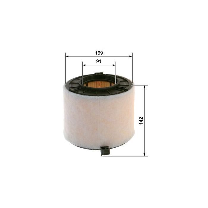 Повітряний фільтр для автомобіля Bosch F026400677 зображення 5