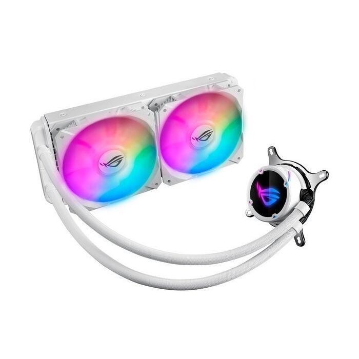 Система рідинного охолодження ASUS ROG STRIX LC 240 RGB WHITE EDITION AMD AM4, TR4, LGA 115x,1366,2011,2011-3,2066 RGB WHITE EDITIO (90RC0062-M0UAY0)