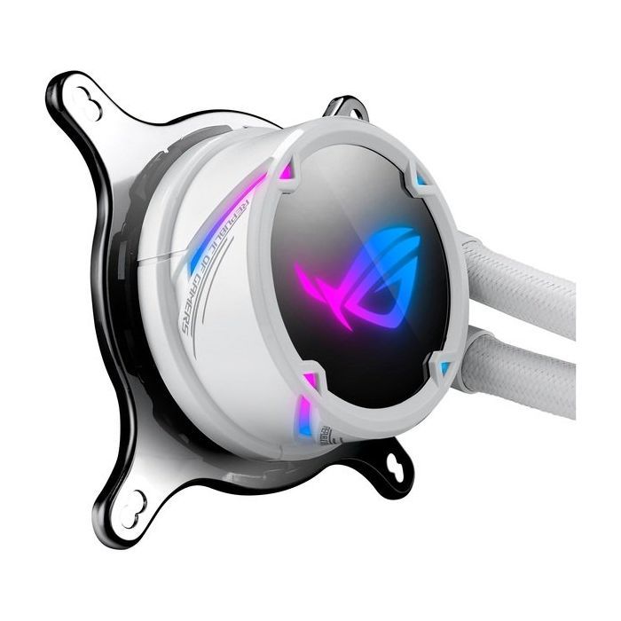 Система рідинного охолодження ASUS ROG STRIX LC 240 RGB WHITE EDITION AMD AM4, TR4, LGA 115x,1366,2011,2011-3,2066 RGB WHITE EDITIO (90RC0062-M0UAY0) зображення 4