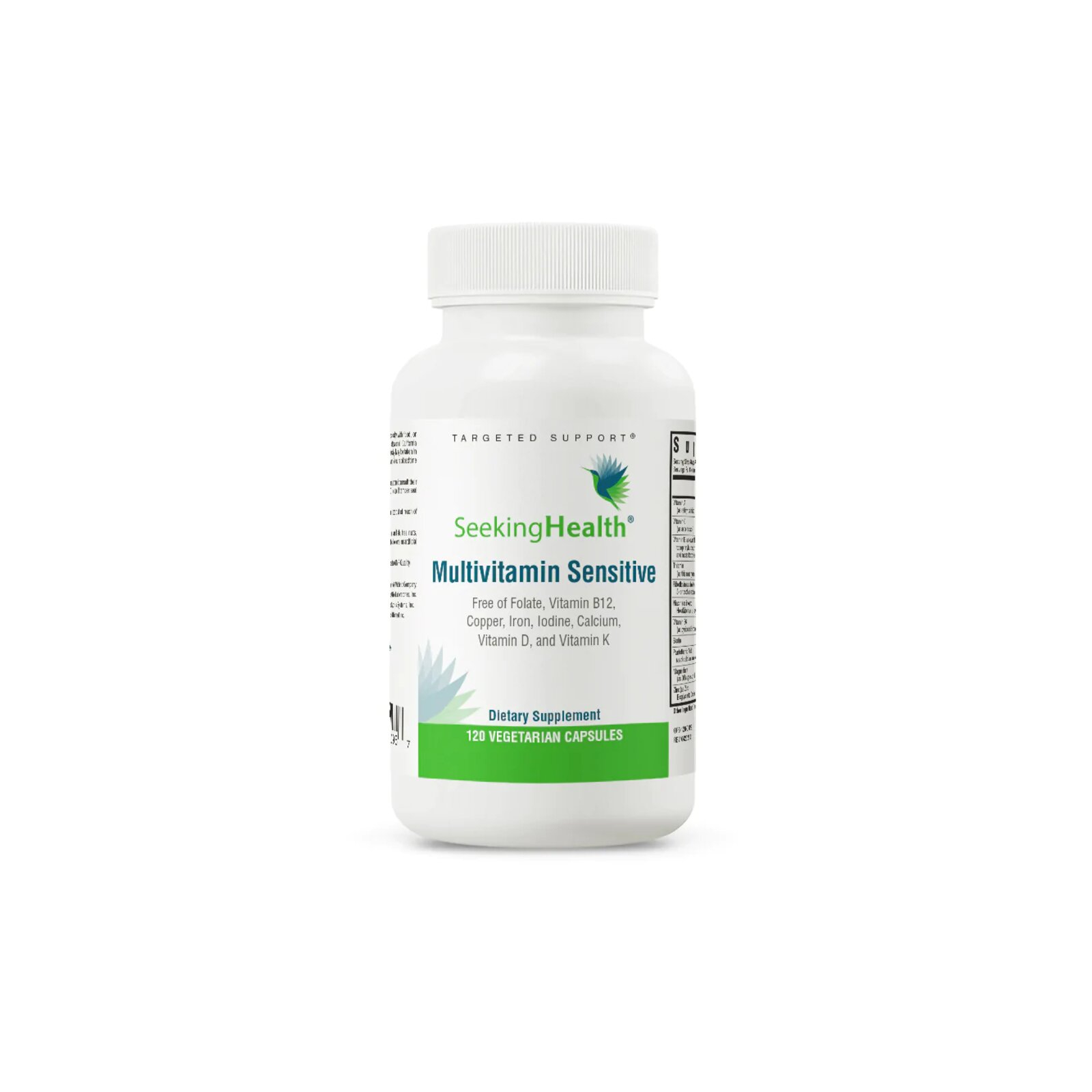 Мультивитамин Seeking Health Мультивитаминный комплекс, Multivitamin Sensitive, 120 вегетариан (SKH52095)