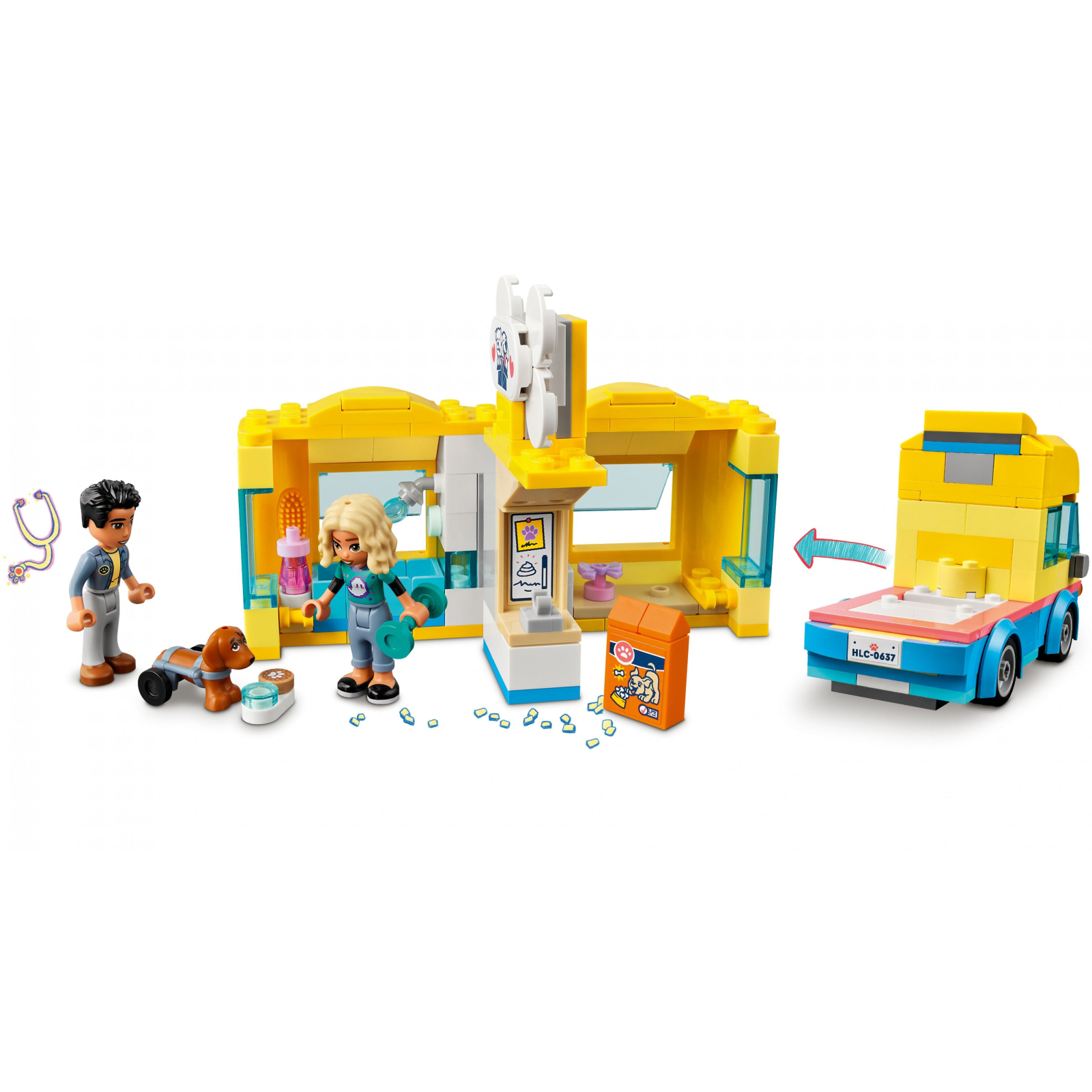 Конструктор LEGO Friends Фургон для спасения собак 300 деталей (41741) изображение 3