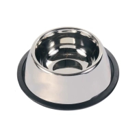 Посуд для собак Trixie Миска металева 900 мл/25 см (4011905024882)