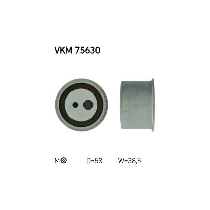 Ролик натягувача ременя SKF VKM 75630