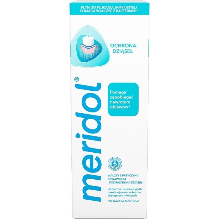 Ополаскиватель для полости рта Meridol Gum Protection от кровоточивости десен 400 мл (7610108052714/8718951560437) изображение 2