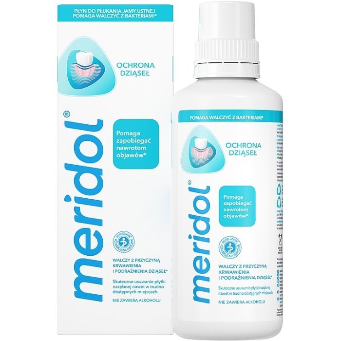 Ополаскиватель для полости рта Meridol Gum Protection от кровоточивости десен 400 мл (7610108052714/8718951560437) изображение 3