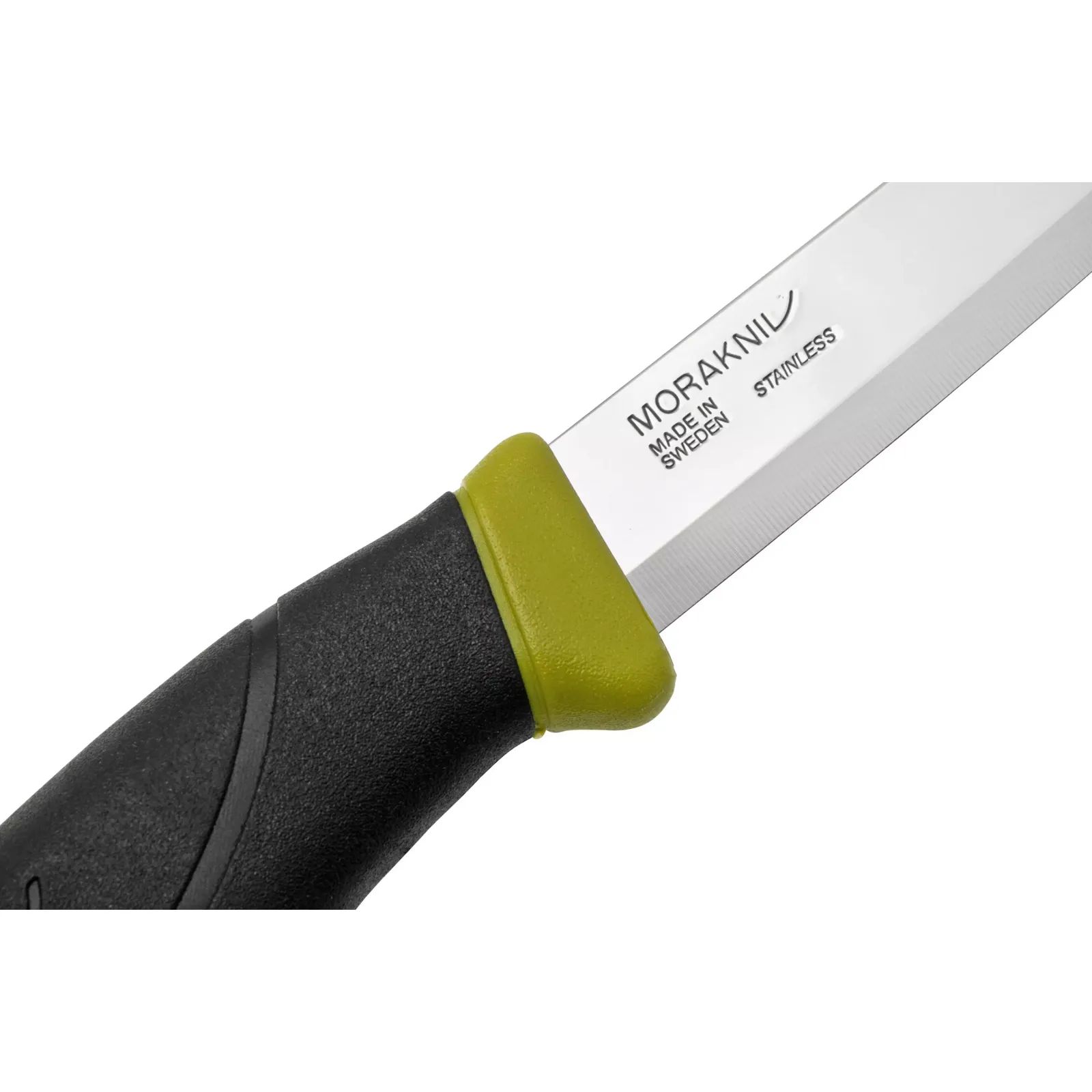 Ніж Morakniv Companion S Olive Green (14075), туристичний ніж з нержавіючої сталі, 104 мм, зі чохлом