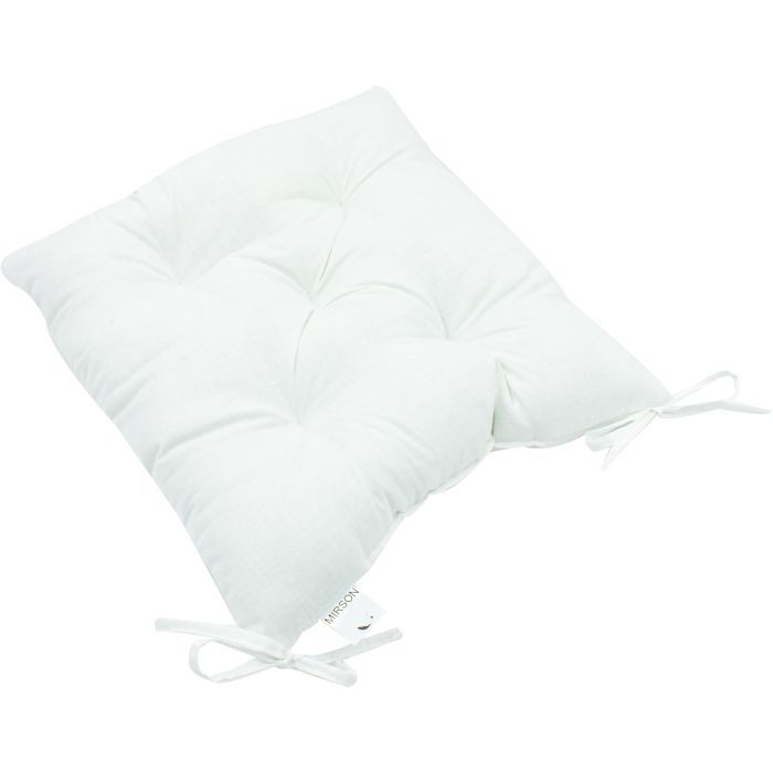 Подушка на стул MirSon Ranforce Elite 11-2107 White 40х40 см (2200006185116)