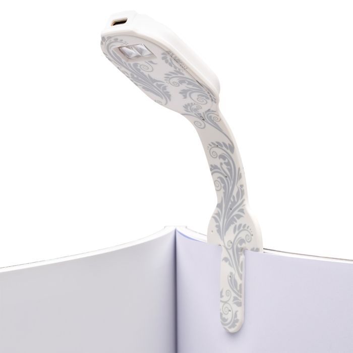 Закладки для книг Flexilight ліхтарик Rechargeable - Білі квіти (FLRWF) зображення 5