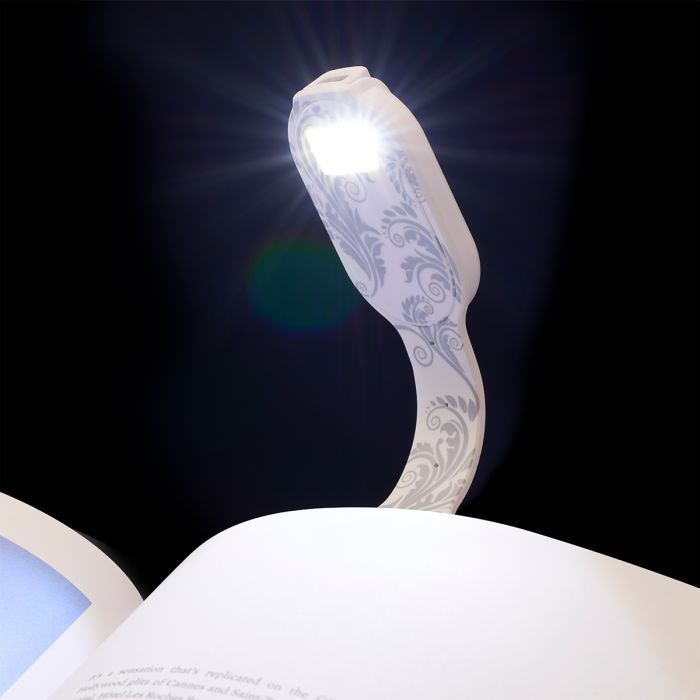 Закладки для книг Flexilight ліхтарик Rechargeable - Білі квіти (FLRWF) зображення 7