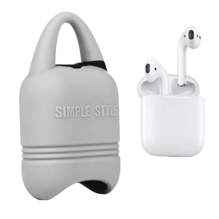 Чехол для наушников Kindon i-Smile для Apple AirPods IPH1430 Gray (702348) изображение 2