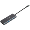 Концентратор PowerPlant USB-C to 2xUSB 3.0, 1xUSB 2.0, 1xType-C (PD), HDMI, SD, RJ45 (CA913497) изображение 4