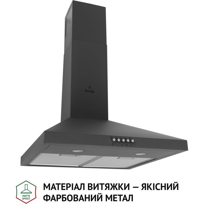 Вытяжка кухонная Perfelli K 5202 SG 700 LED изображение 2