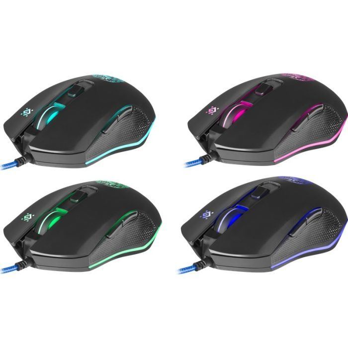 Мишка Defender Sleipnir GM-927 USB Black+ Килимок (52927) зображення 6