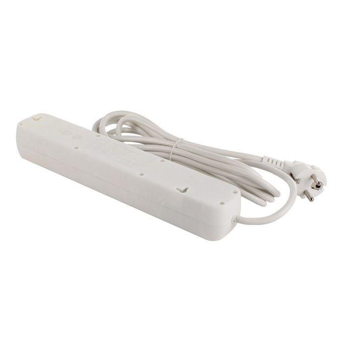 Мережевий фільтр живлення ColorWay CW-PSEA53W, 5 розеток/ 3M white (CW-PSEA53W) зображення 5