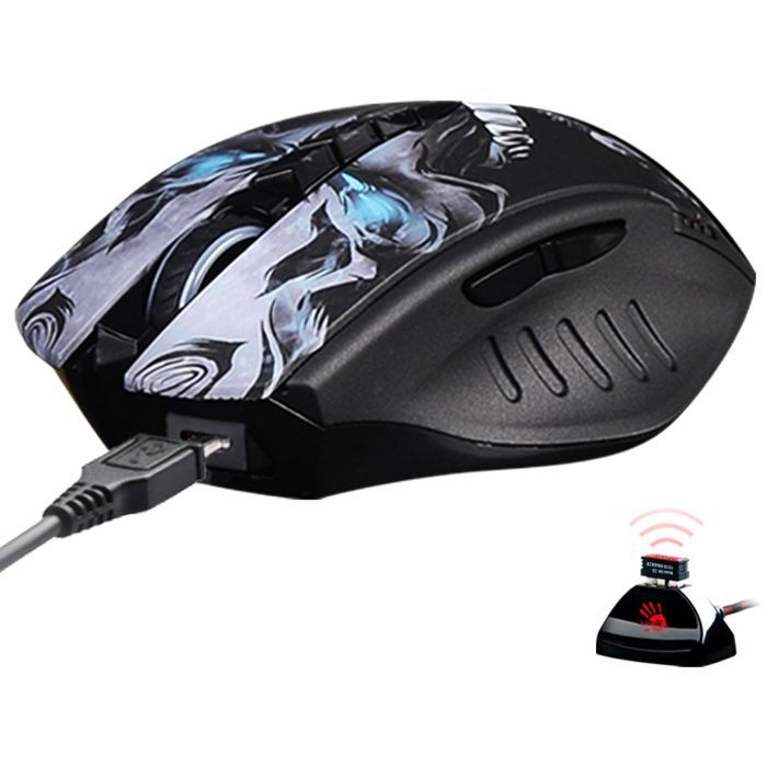 Мышка A4Tech Bloody R80 Plus Wireless Skull (Bloody R80 Plus Skull) изображение 3