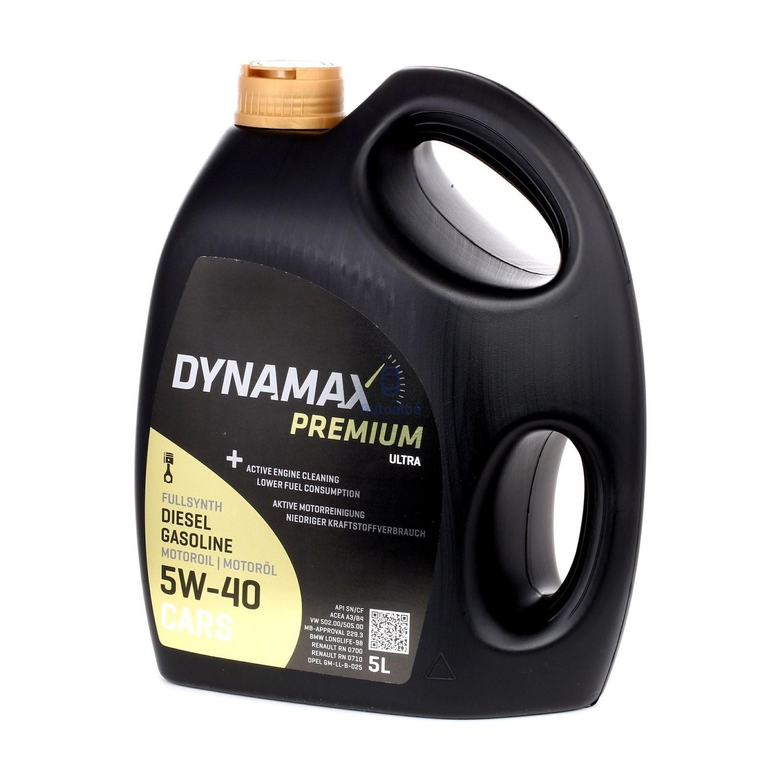 Моторна олива DYNAMAX ULTRA 5W40 20л (502447)