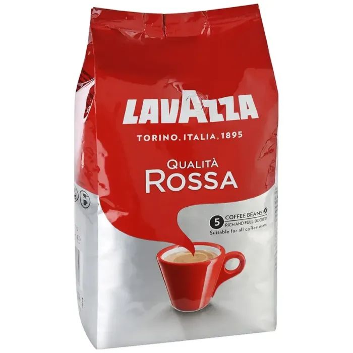 Кофе Lavazza Qualita Rossa в зернах 1 кг (8000070035904)