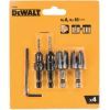 Набір фрез DeWALT по дереву 2шт + зенкер з свердлом 2шт. (DT7620)