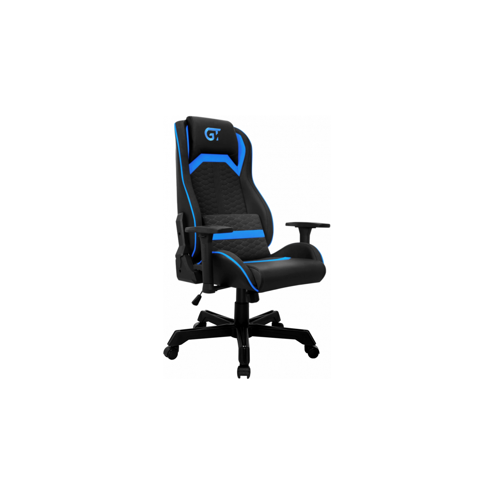 Кресло игровое GT Racer X-2661 Black/Blue изображение 2