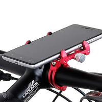Держатель для смартфонов Velotrade 3,5-6,2" AL GUB G-86 Red (HFS-009) изображение 3