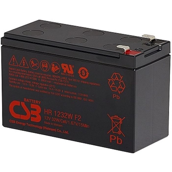 Батарея к ИБП CSB HR1232W, 12V 9Ah (HR1232W)