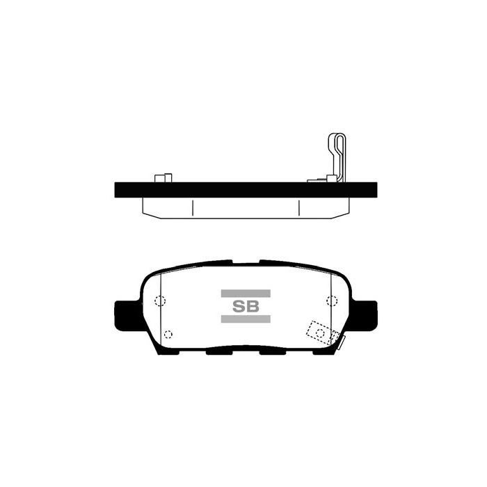 Гальмівні колодки HI-Q SP1184