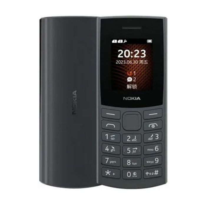 Мобільний телефон Nokia 105 SS 2023 (no charger) Charcoal