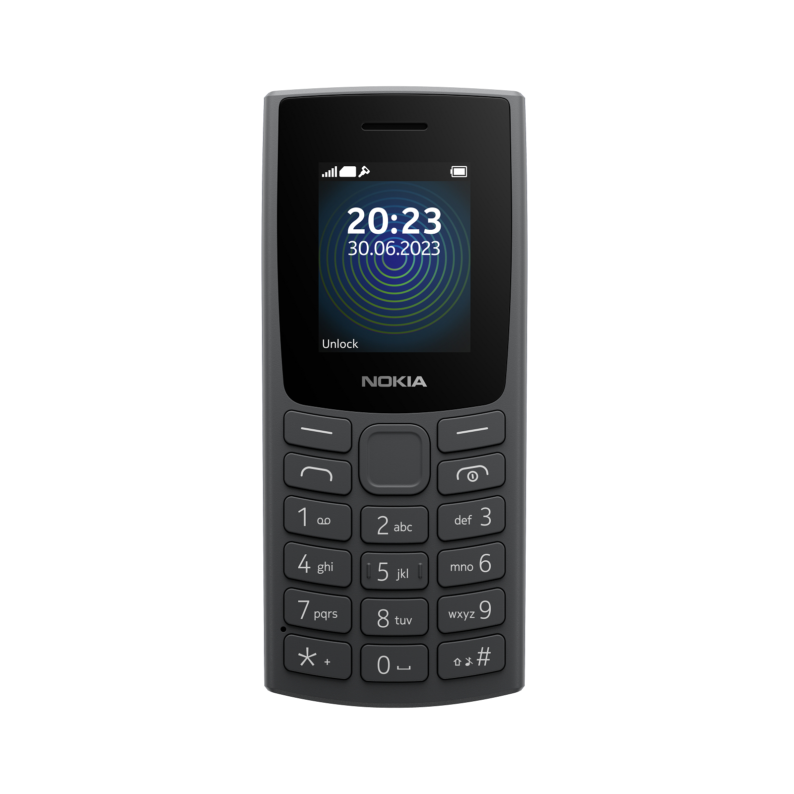 Мобільний телефон Nokia 105 SS 2023 (no charger) Charcoal зображення 2