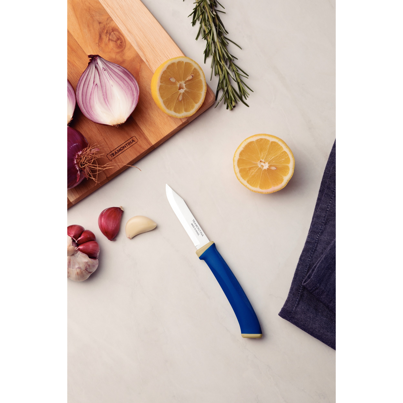 Набір ножів Tramontina Felice Blue Vegetable 76 мм 2 шт (23490/213) зображення 3