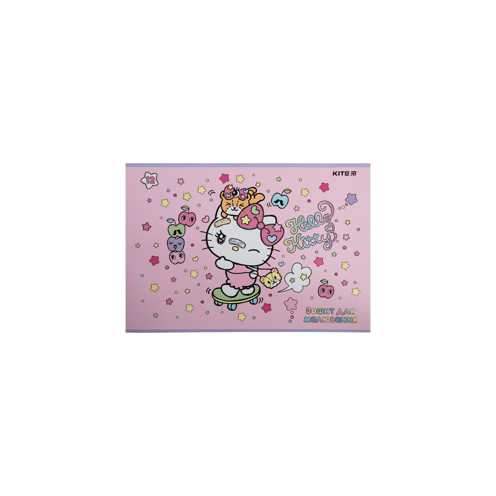 Альбом для рисования Kite Hello Kitty, 12 листов (HK23-241) изображение 9