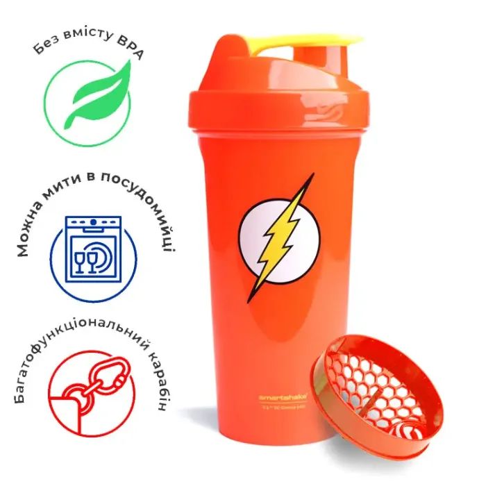Шейкер спортивный SmartShake Lite 800ml DC Flash (10781301) изображение 2