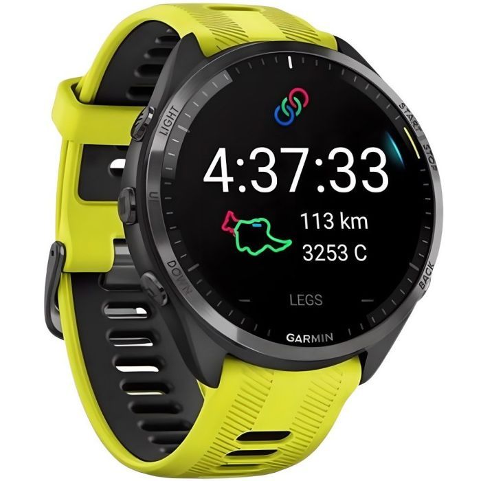 Смарт-годинник Garmin Forerunner 965, Amp Yellow, GPS (010-02809-12) зображення 3
