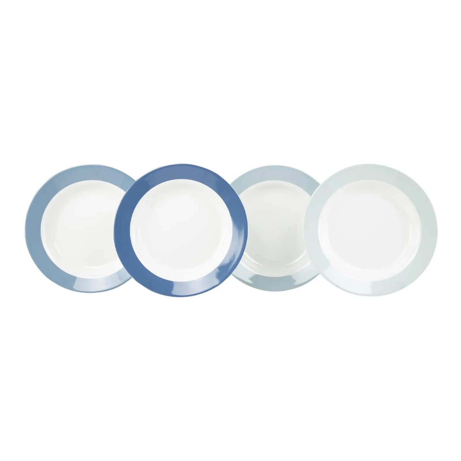 Набір туристичного посуду Gimex Deep Plate Colour 4 Pieces 4 Person Sky (6910101)