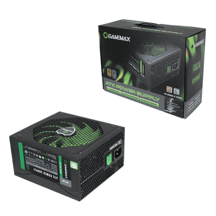 Блок питания Gamemax GM-500 80+ APFC Black изображение 5