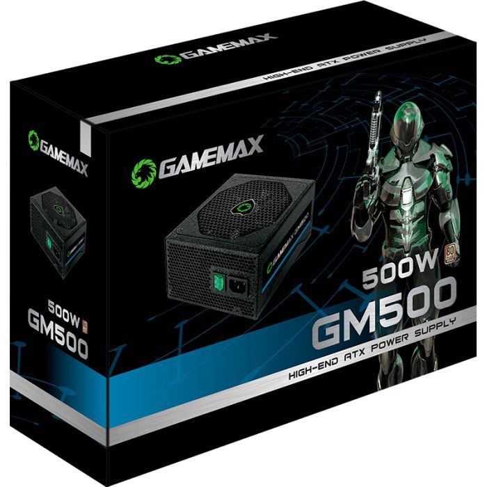 Блок питания Gamemax GM-500 80+ APFC Black изображение 7
