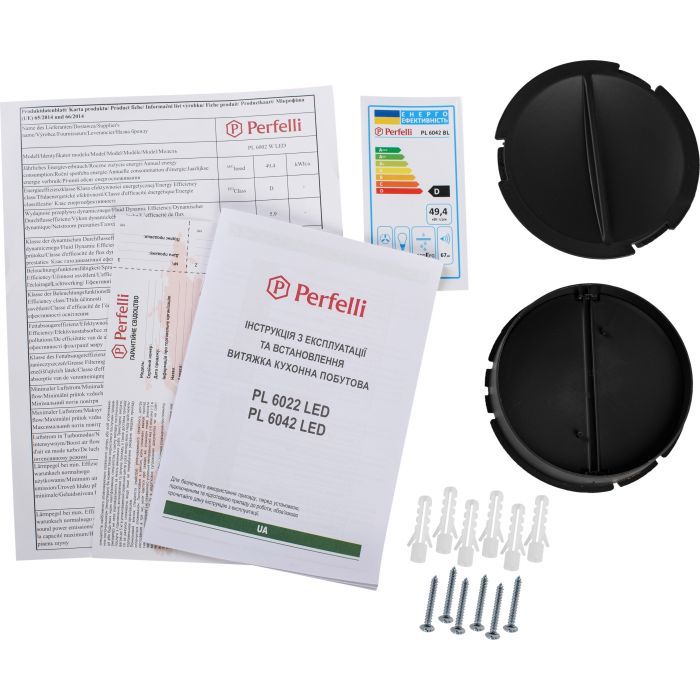 Витяжка кухонна Perfelli PL 6042 W LED зображення 10