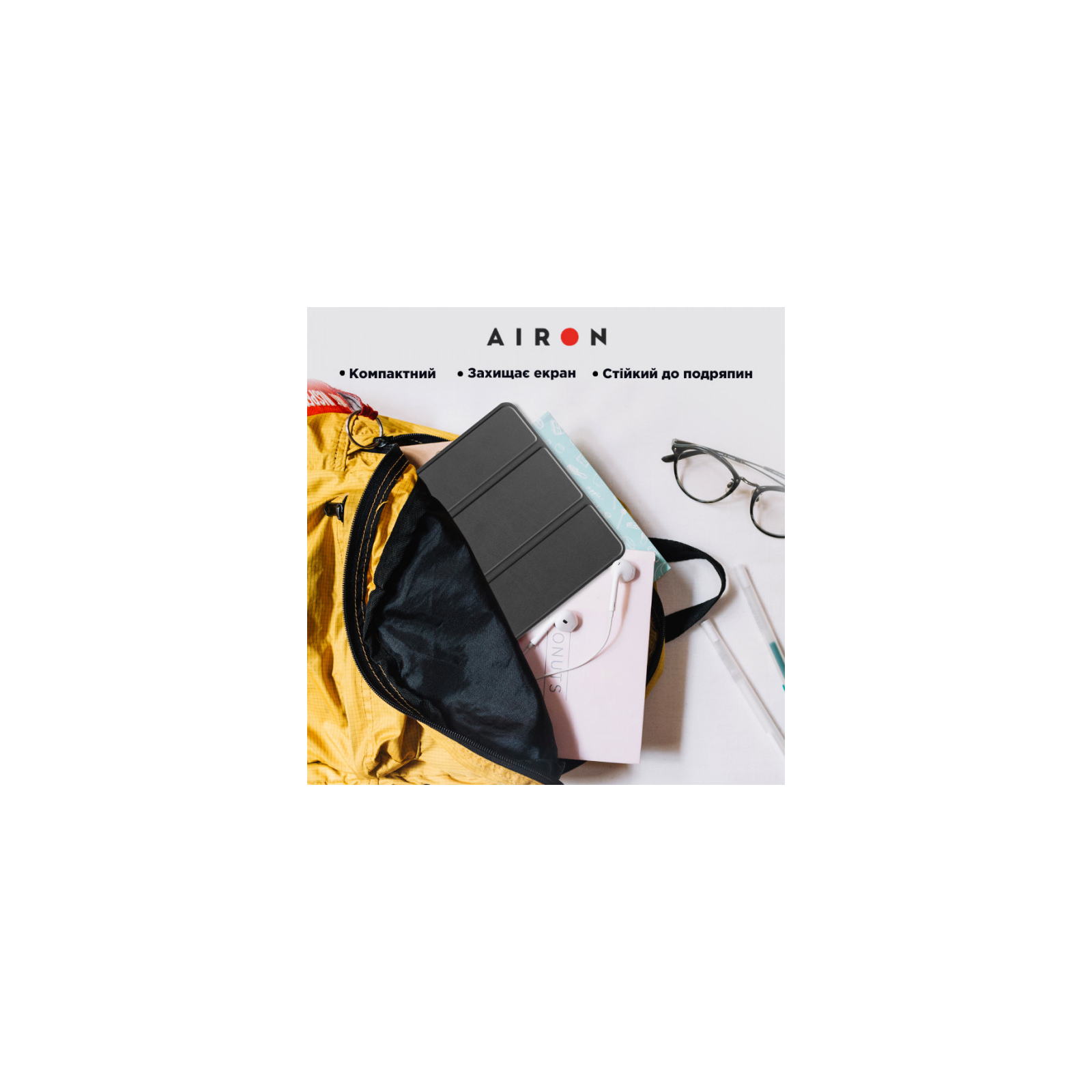 Чехол для планшета AirOn Premium Lenovo Tab P11 2nd Gen 11.5" + protective film black (4822352781093) изображение 10