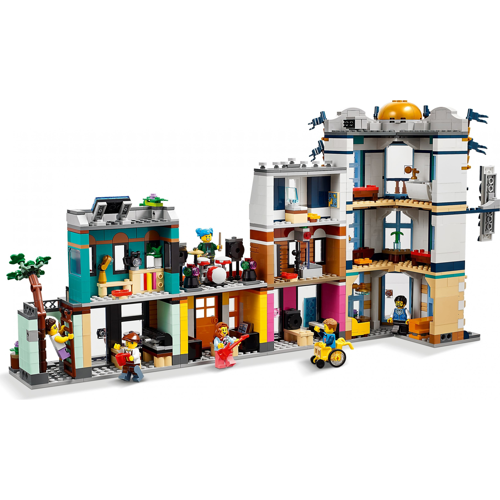 Конструктор LEGO Creator Центральная улица 1459 деталей (31141) изображение 7