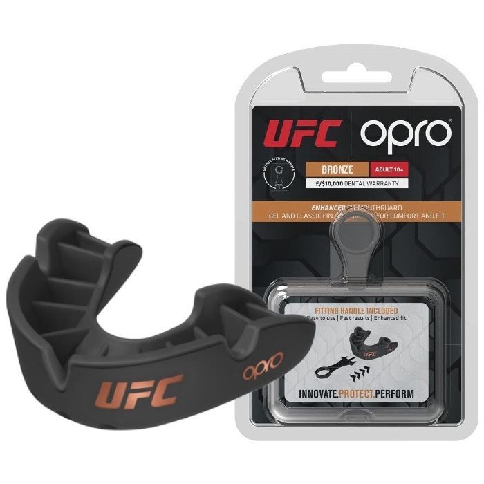 Капа Opro Bronze UFC доросла (вік 11+) Black (ufc.102512001) (UFC_Bronze_Bl)