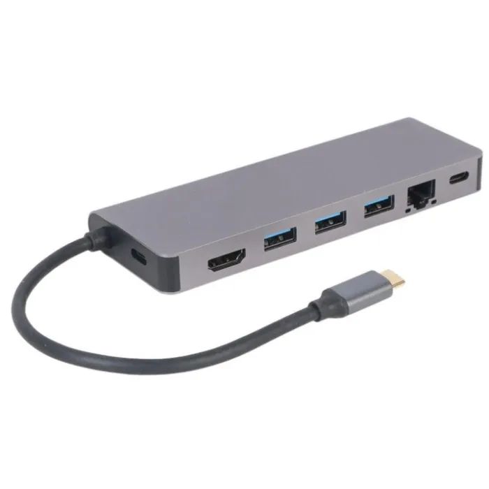 Концентратор Cablexpert USB-C 5-in-1 (A-CM-COMBO5-05) изображение 2