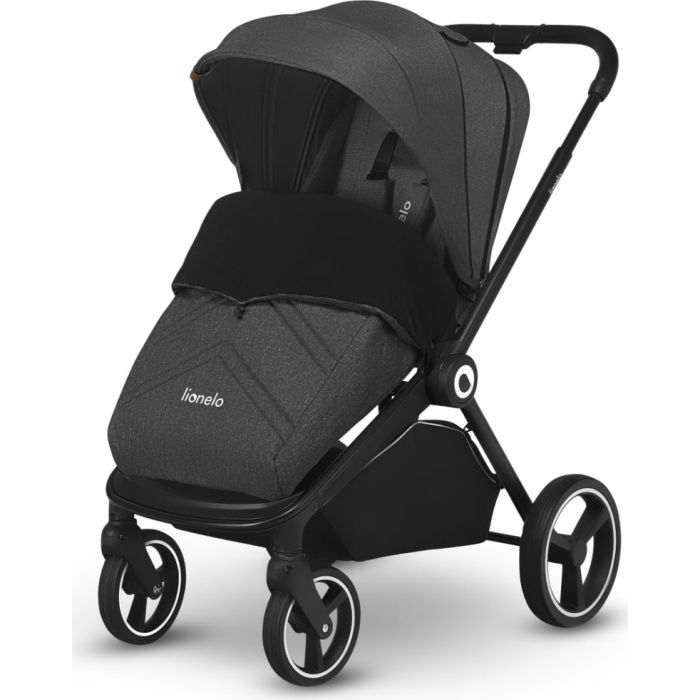 Коляска Lionelo 2 в 1 Mika Grey Graphite (LO-MIKA 2IN1 GREY GRAPHITE) изображение 3