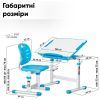 Парта со стулом Evo-kids Blue (Evo-06 Ergo BL) изображение 4